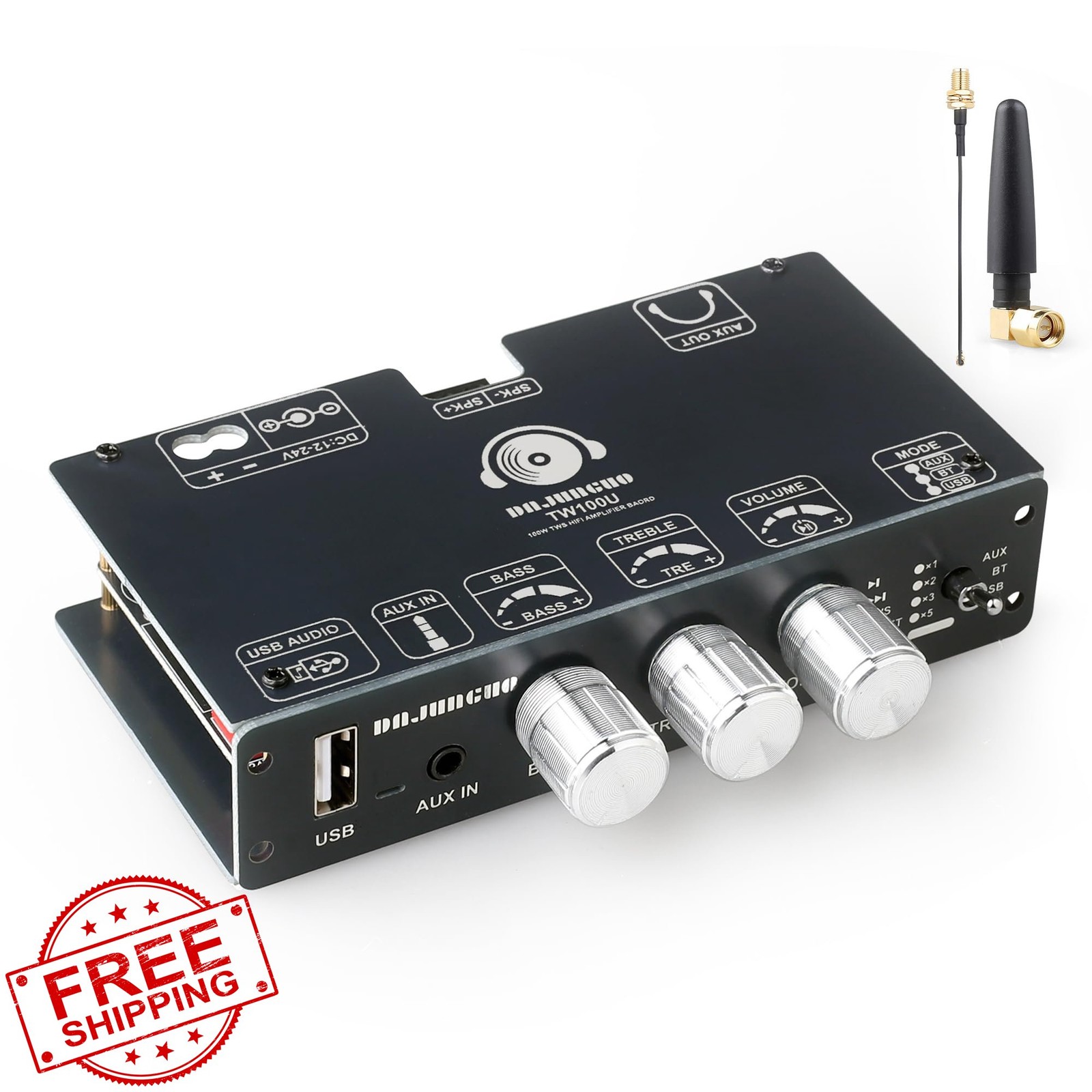 OWAYKEY TW100U 100W Mono Amp TPA3116D2 BT 5.3