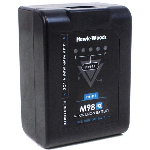 Hawk-Woods Mini V-Lok Data Lithium-Ion Battery (V-Mount, 14.4V, 98Wh) VL-M98D
