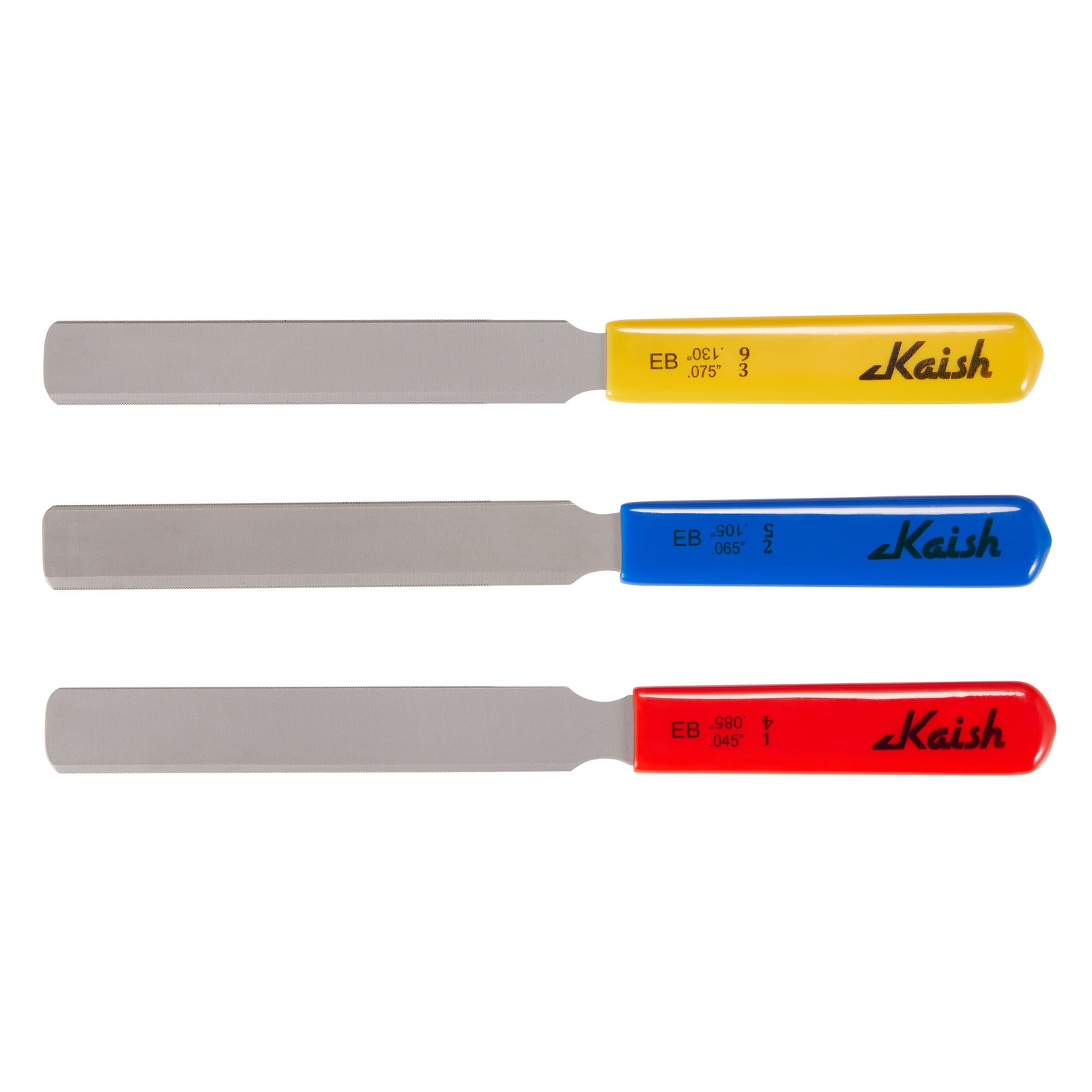 KAISH 3-Pack Electric Bass Nut Slotting Files Bass Nut Files String Slot Files