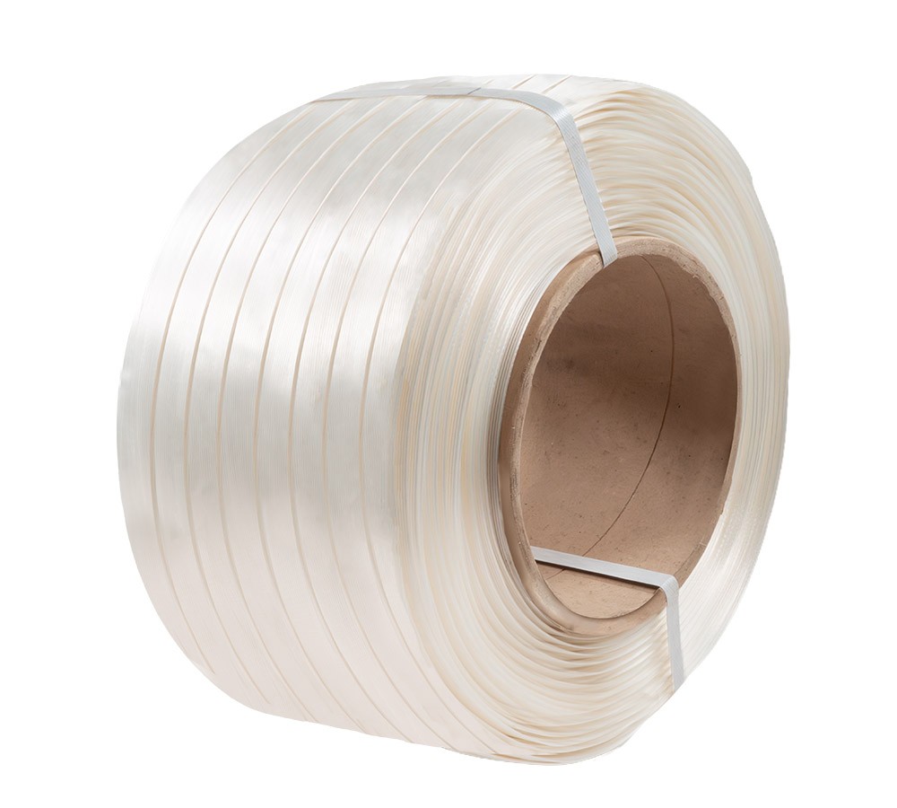 1.25”x1960’ Composite Cord Packaging Strapping Roll 8”x8" Core Size 2850 lbs WLL