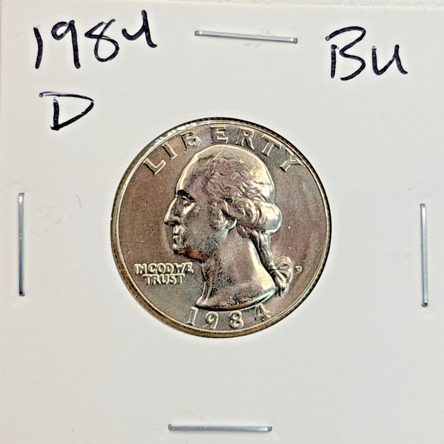 1984-D Washington Quarter BU (Brilliant Uncirculated) Denver Mint