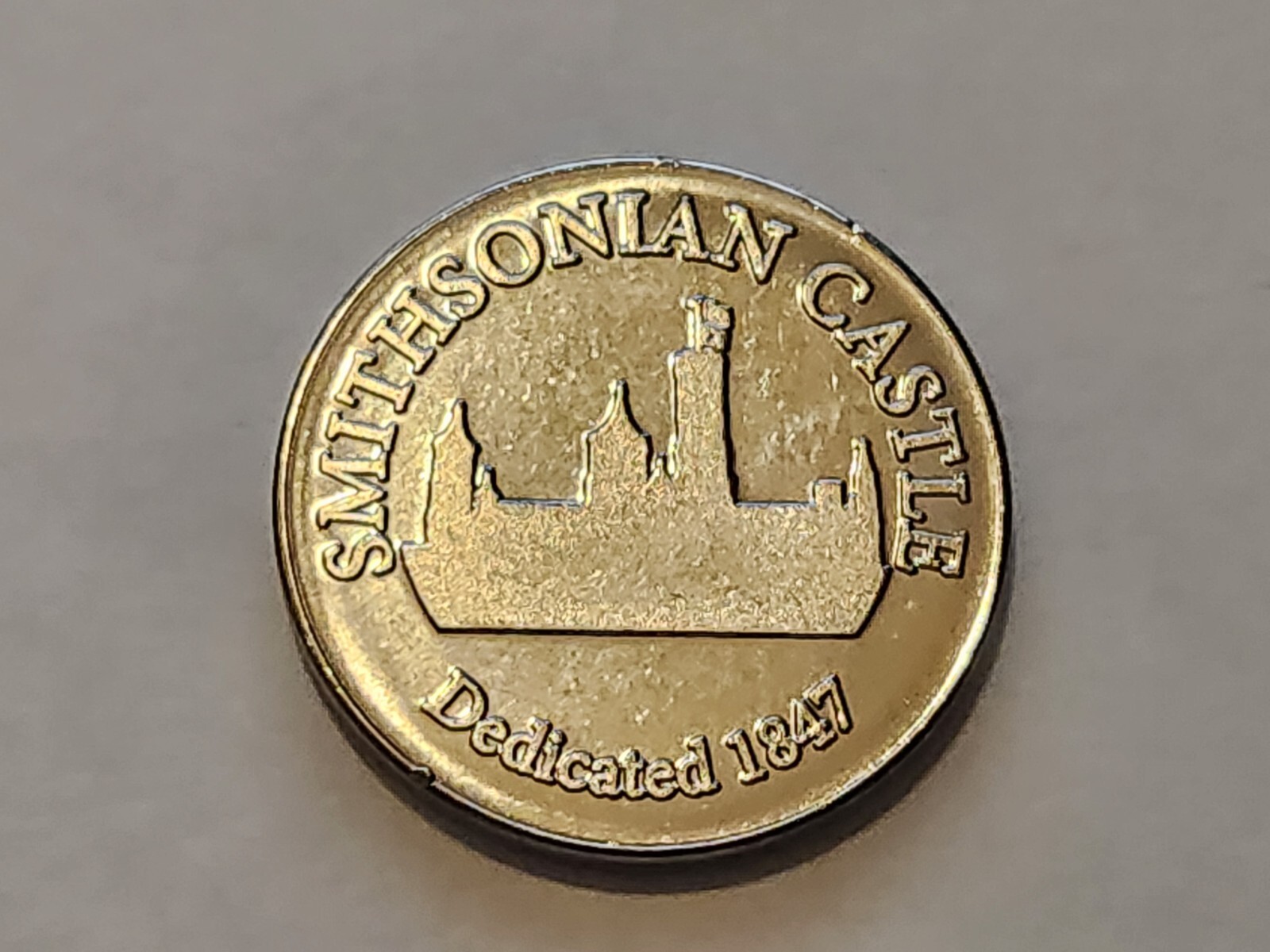 Smithsonian Institute Collector Token - Smithsonian Castle