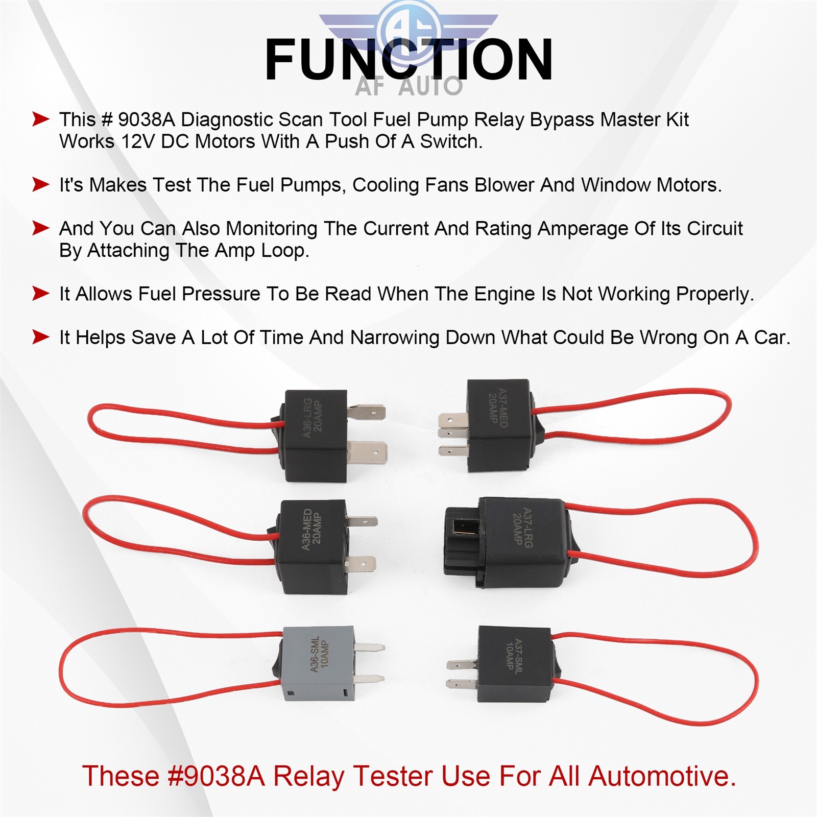 NEW Relay Bypass Switch Kit with Amp Loop 9038A
