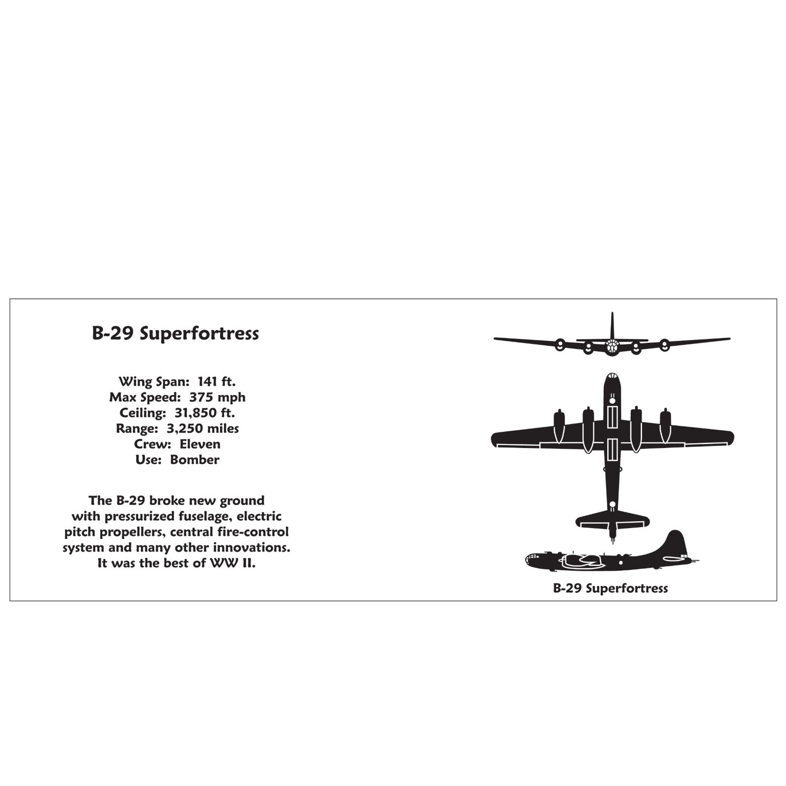 B-29 Superfortress Spotter Coffee Mug