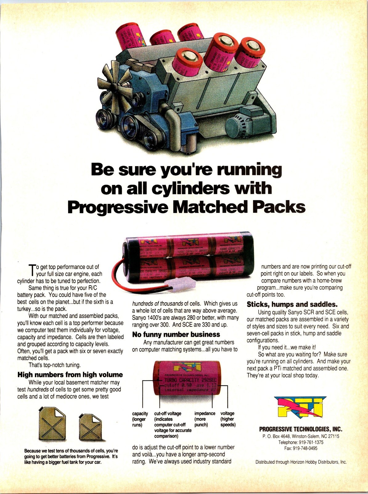 Progressive Battery Packs Print Ad Wall Art Decor