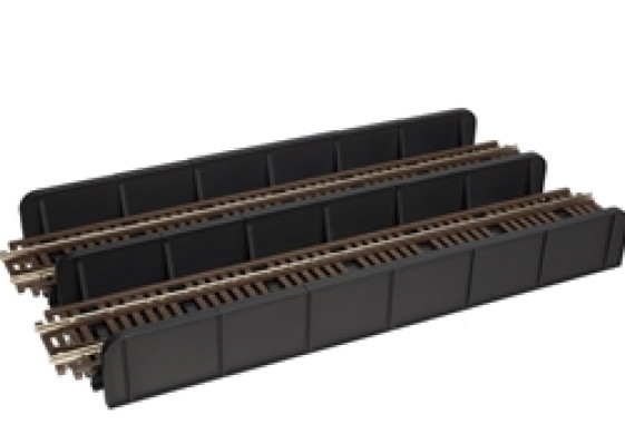 Atlas #881 Through Plate Girder Bridge Kit - Double Track - HO Code 100 Rail