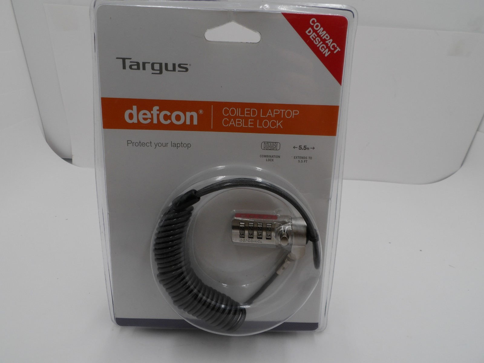 Targus Defcon CL Laptop Cable Lock NEW