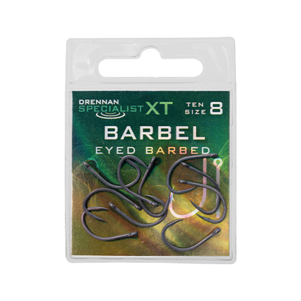 Drennan Specialist XT Barbel Strong Heavy Duty Barbel Fishing Hooks Barbed