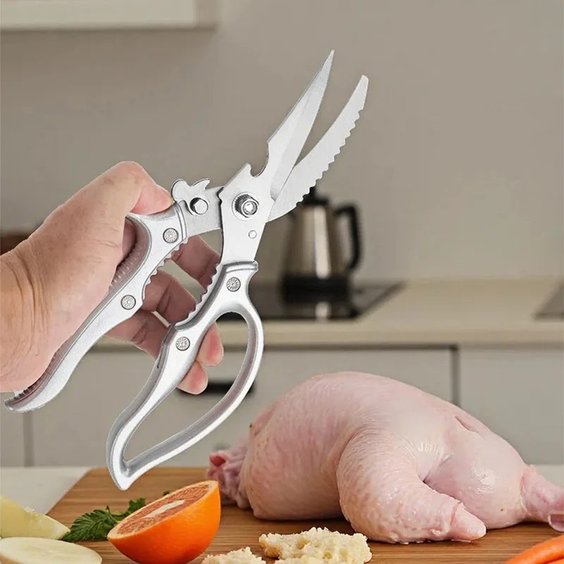 Kitchen Scissors Heavy Duty Chicken Bone Cutter Bottle Opener Meat Shears