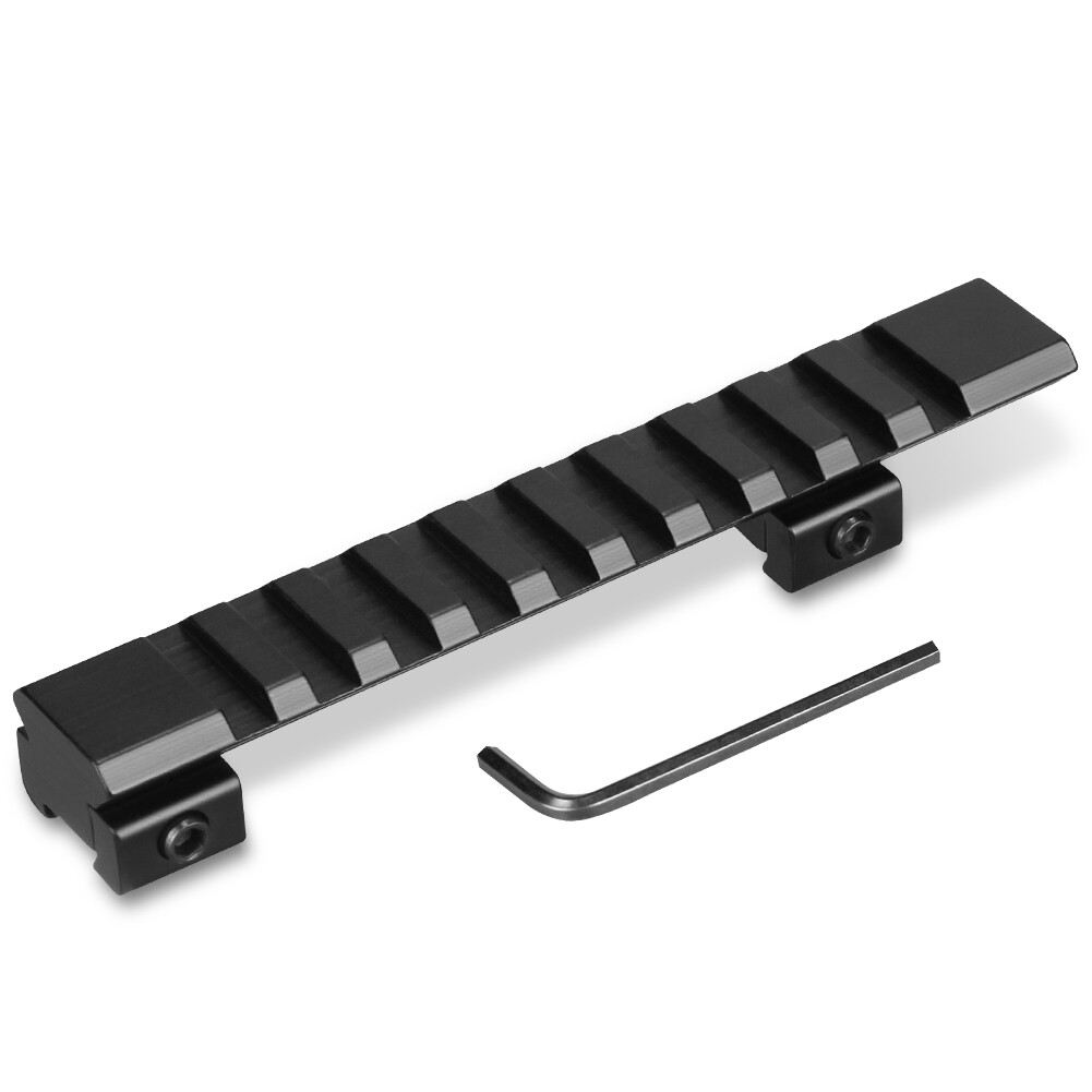 Dovetail Extension Rail 11 - 20mm Picatinny Flat Top Riser Adapter Scope Mount