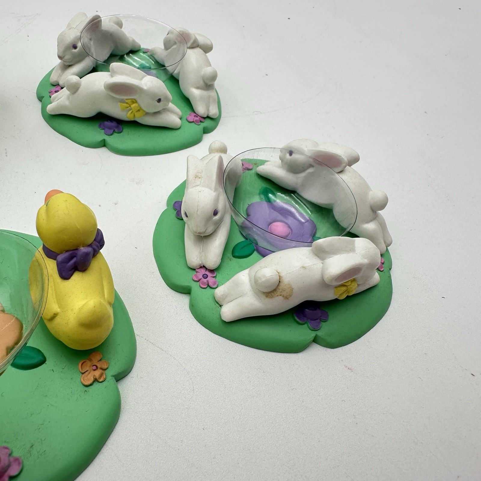 Avon Easter Collection Bunny Egg Holders Set of 7