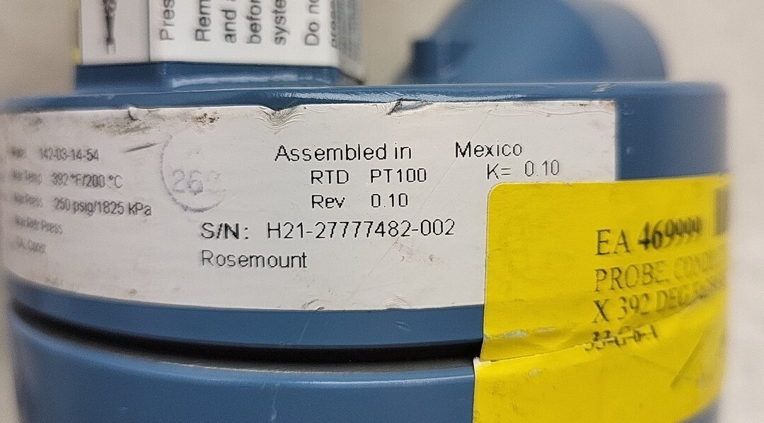 Rosemount 142-03-14-54 Analytical Model 142 Conductivity Sensor New