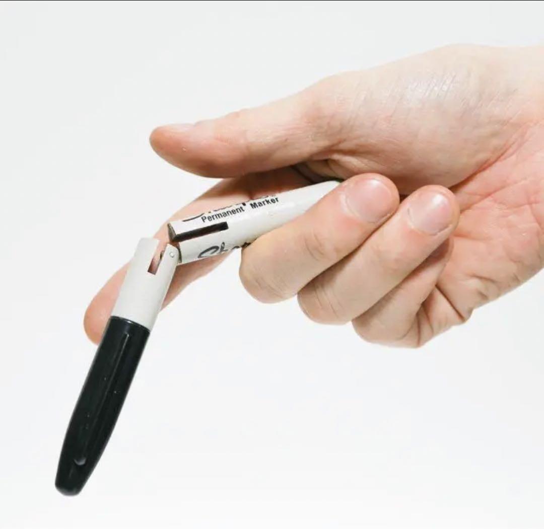 magic tricksB297 Coin bending Key bending Pen type Sharpie bender