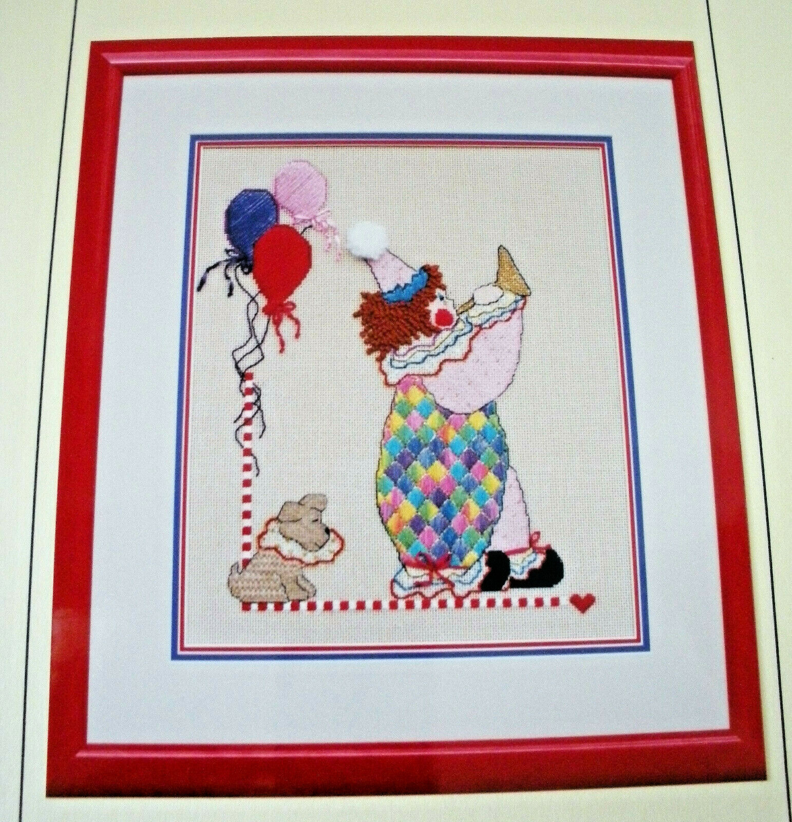Needlepoint Pattern Clown Around Children's Cheryl Schaeffer CAC 1998