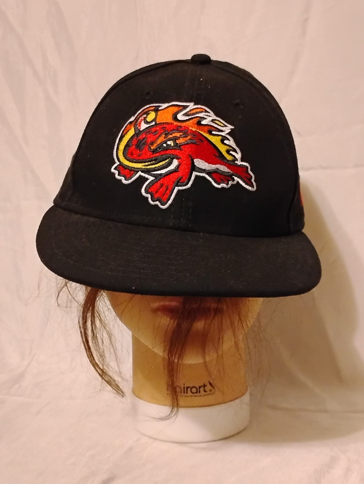 New Era Florida Fire Frogs Black Retro On-Field 59FIFTY Fitted Hat Adult 7 1/4