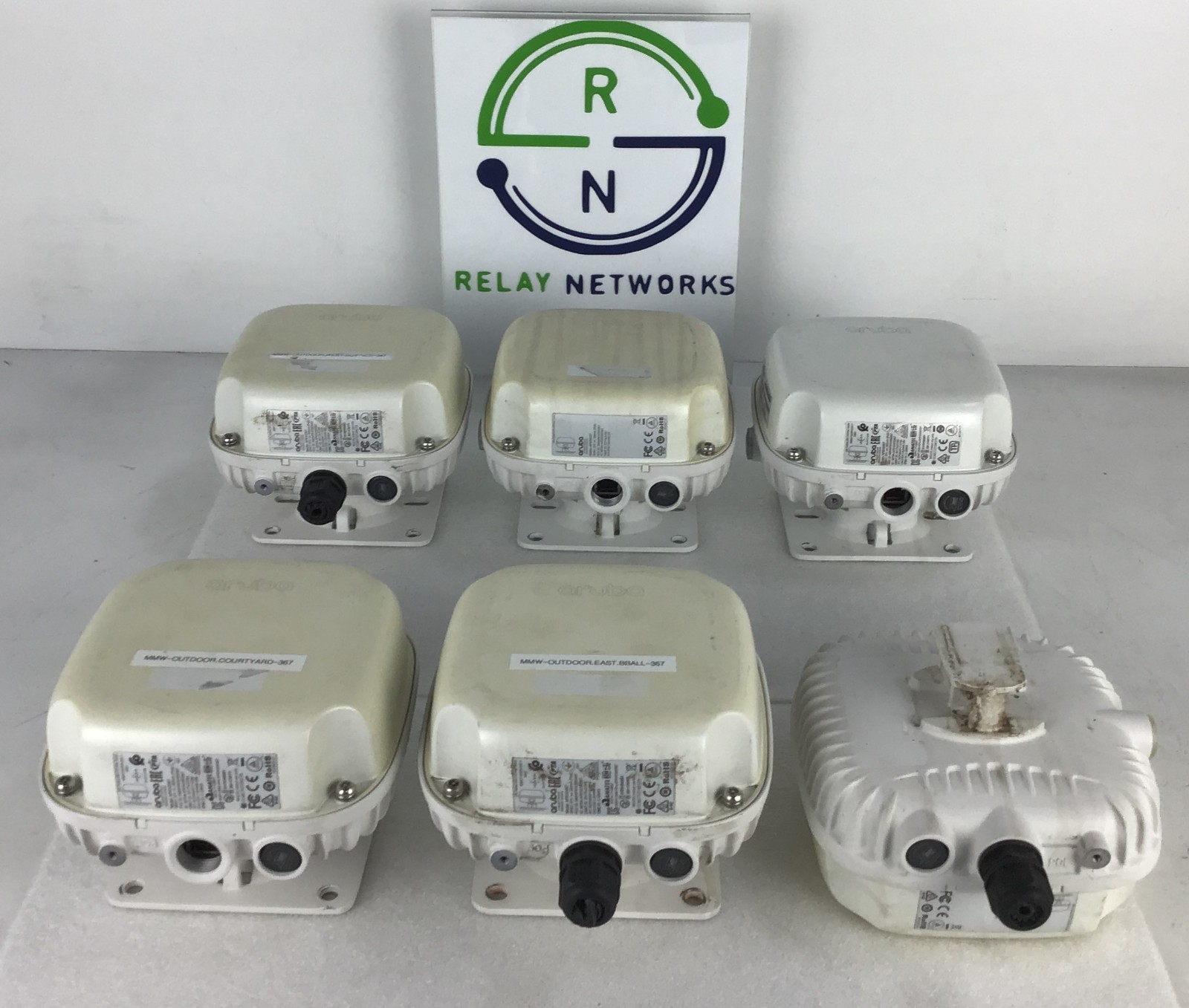 LOT OF 6 Aruba Networks AP-367 Outdoor Access Points Dual 2x2:2 JX974A