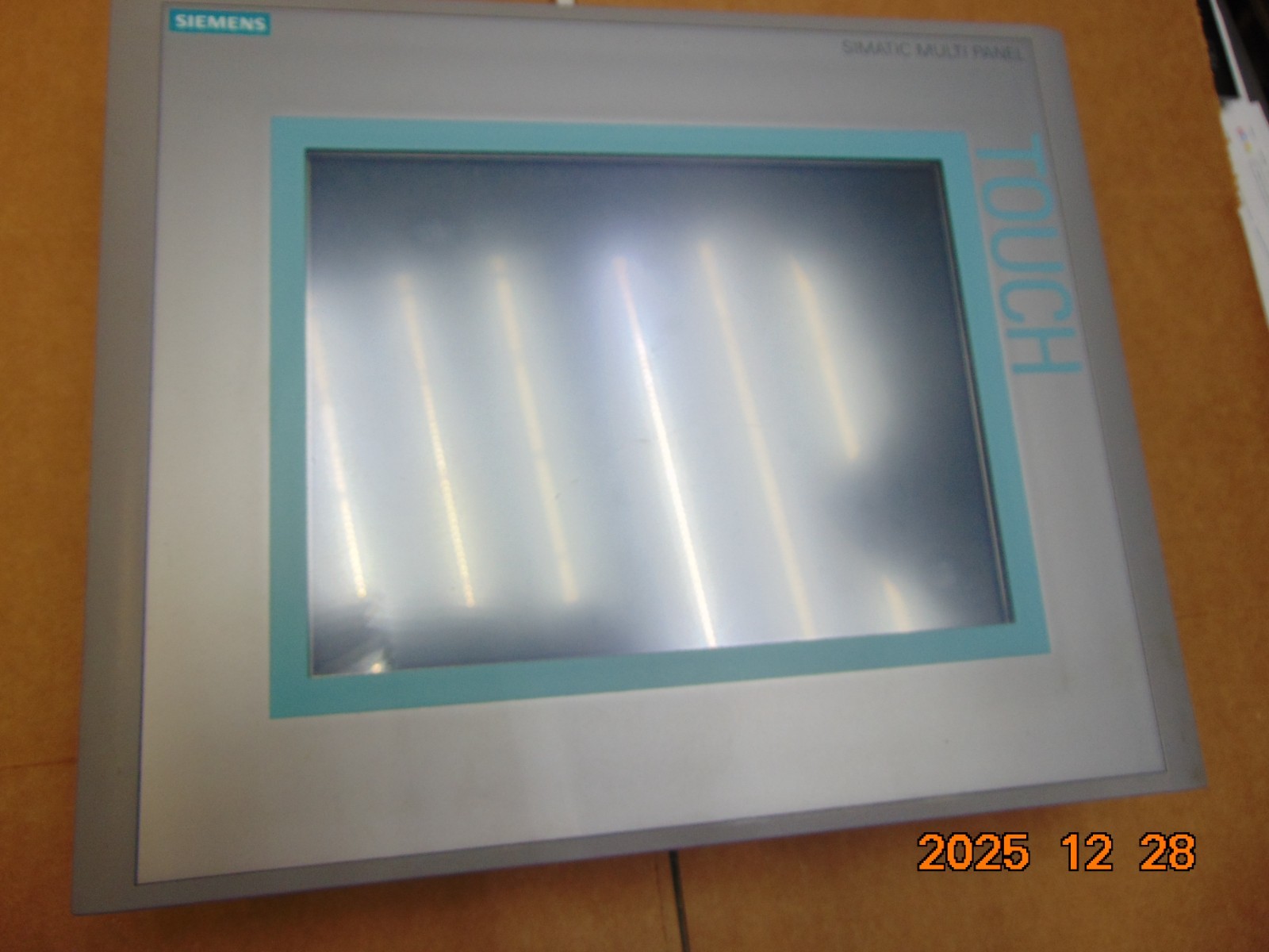 SIEMENS 10" SIMATIC TOUCHSCREEN MULTI PANEL MP277 6AV6 643-0CD01-1AX1
