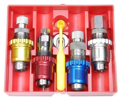 LEE Deluxe Carbide 4 Die Set Breech Lock 45 Long Colt 45 Colt Reloading 91939