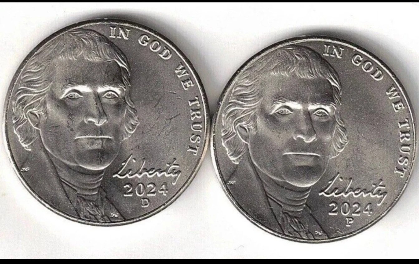 2024-D & P PD Denver & Philadelphia Album Fill Jefferson Nickels- Free Shipping!