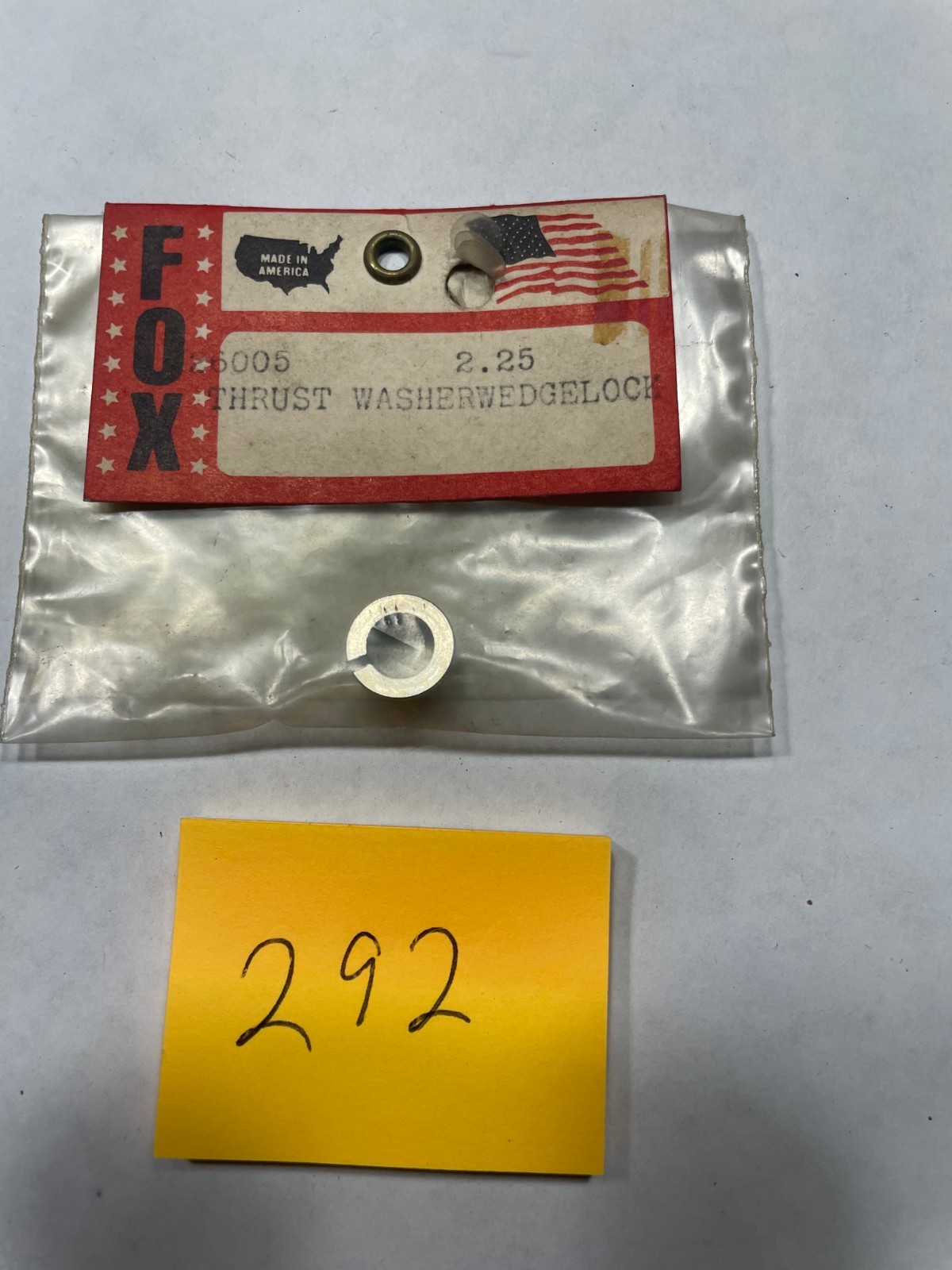 VINTAGE R/C  FOX  THRUST WASHER WEDGE LOCK #26005