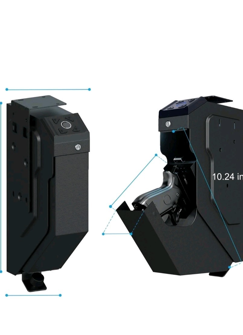 VERPROOF Biometric Gun Safe for Handgun Drop Down Pistol Safe
