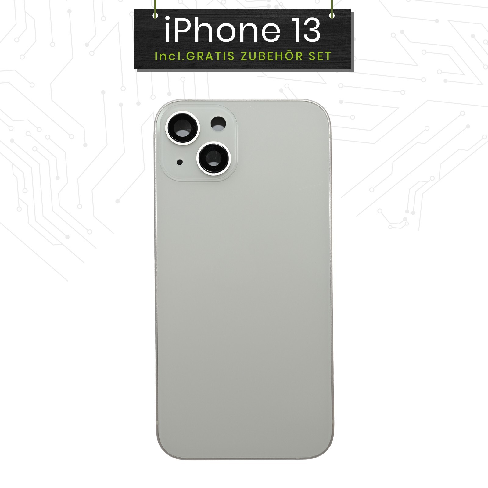Back Cover for iPhone 13 White Housing Frame Back Frame Housing White NEW