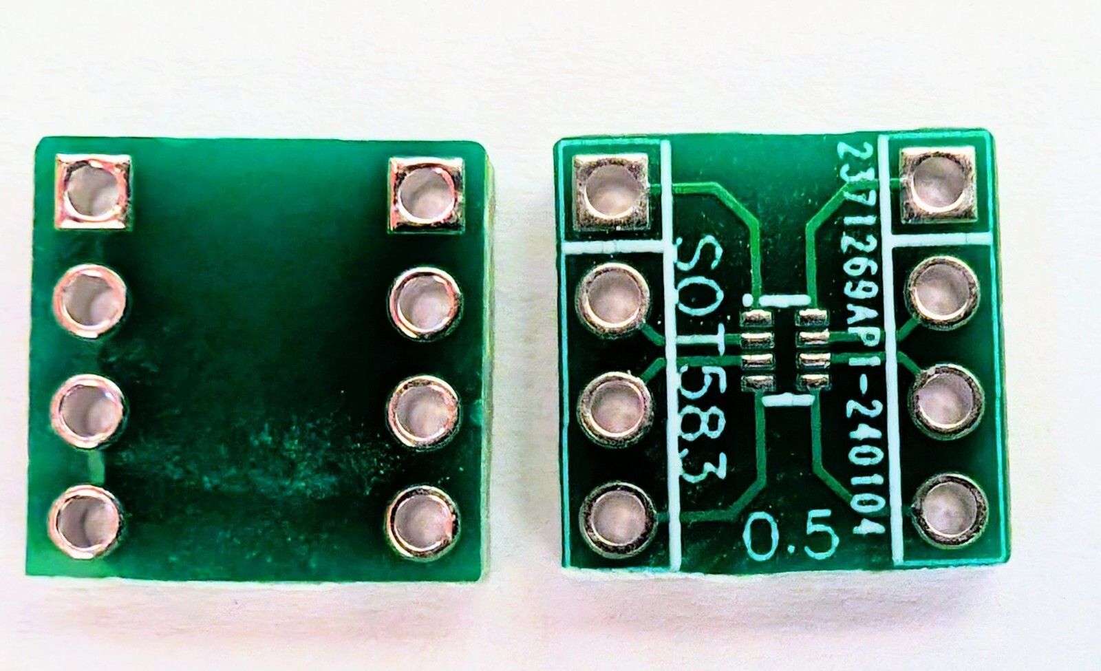 5pcs SOT583 TO DIP8 Adapter PCB Converter Board