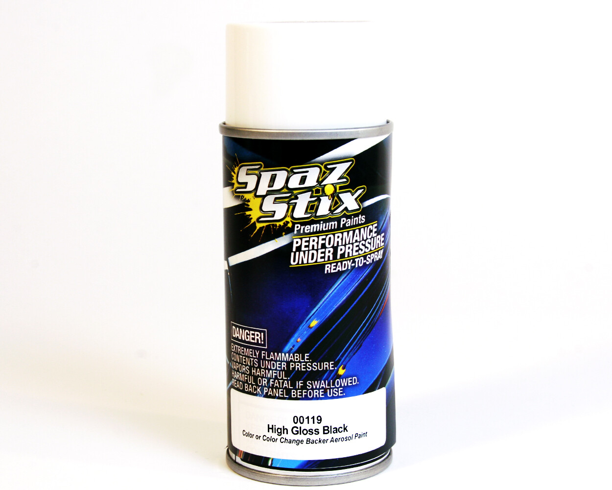 Spaz-Stix Black Backer RC Car/Truck Lexan Body Spray Paint SZX00119