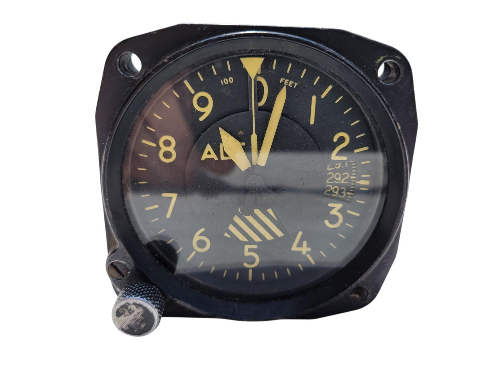 Kollsman Instrument Co Altimeter 100 Ft Altitude Northwest Aircraft Guage Vtg