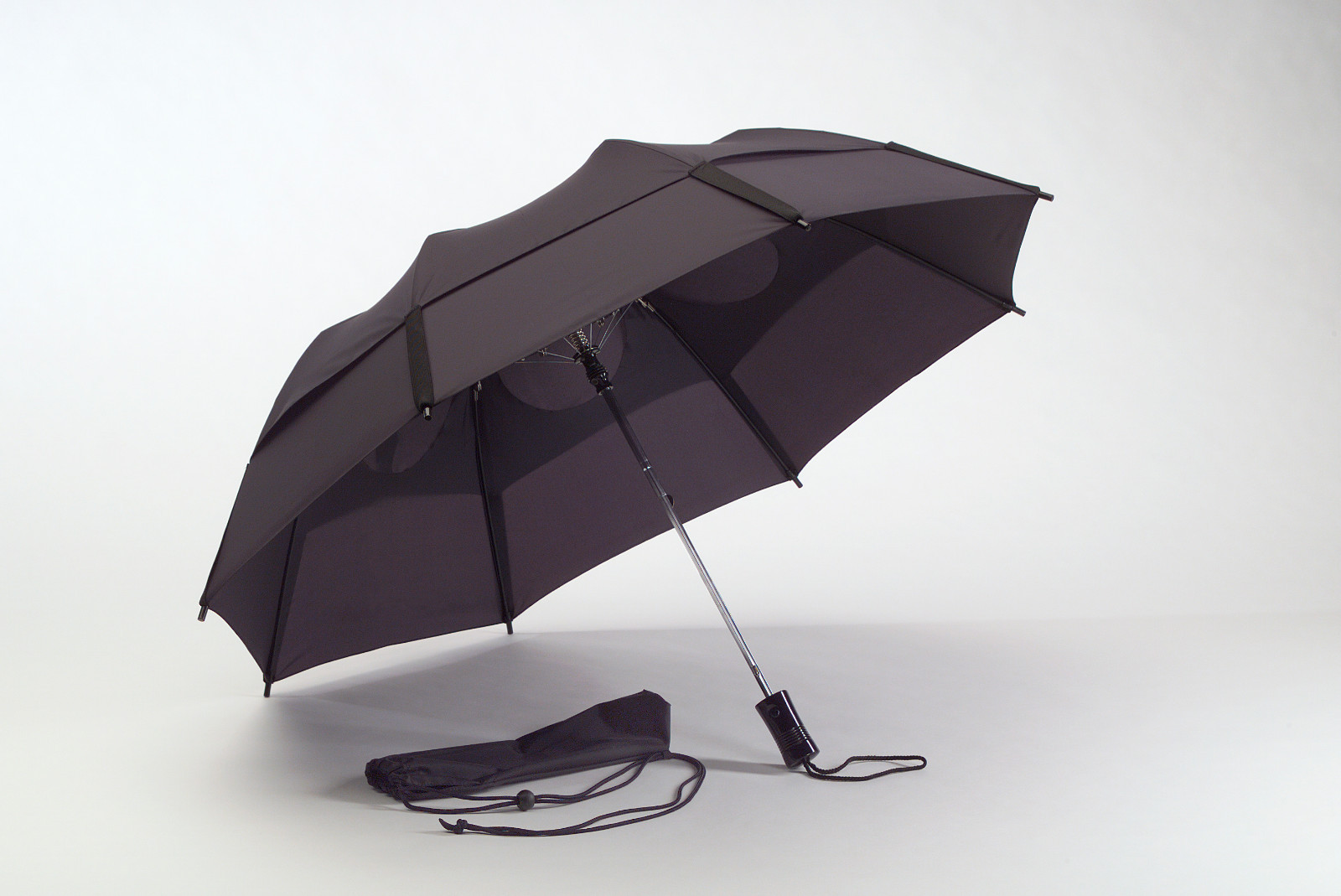 Gustbuster 43" Metro collapsable travel umbrella logo overruns no color choices