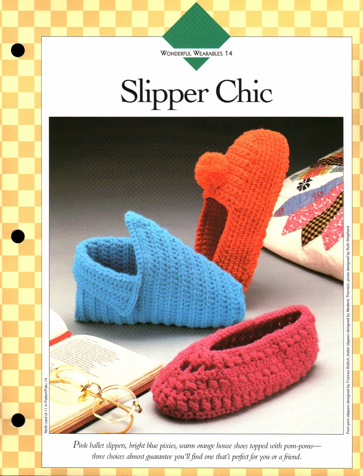 Slipper Chic - Wonderful Wear 14 | Vanna Crochet Faves 85140-I