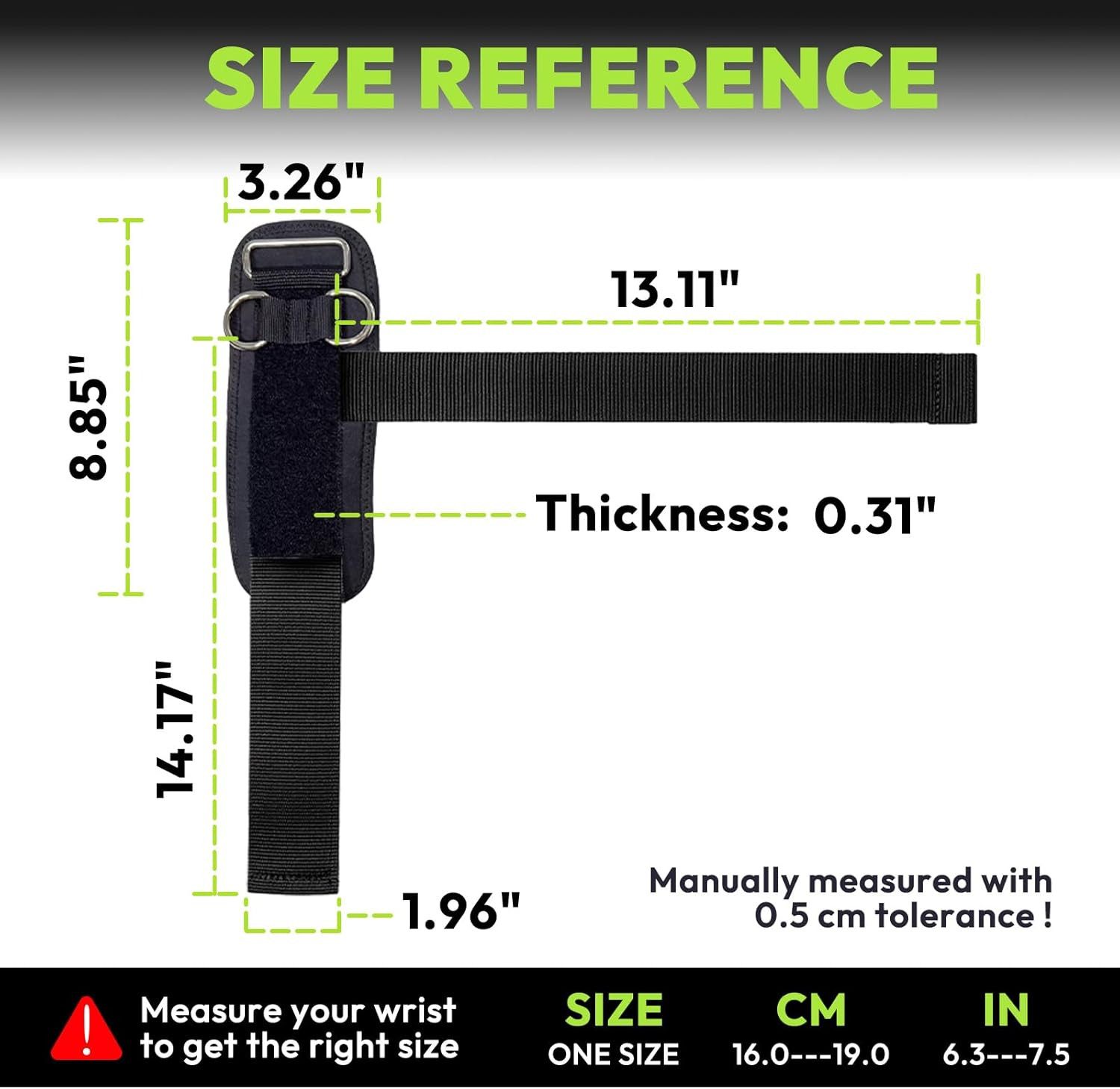 Premium Weight Lifting Straps with Cuffed D Ring for Enhanced Grip