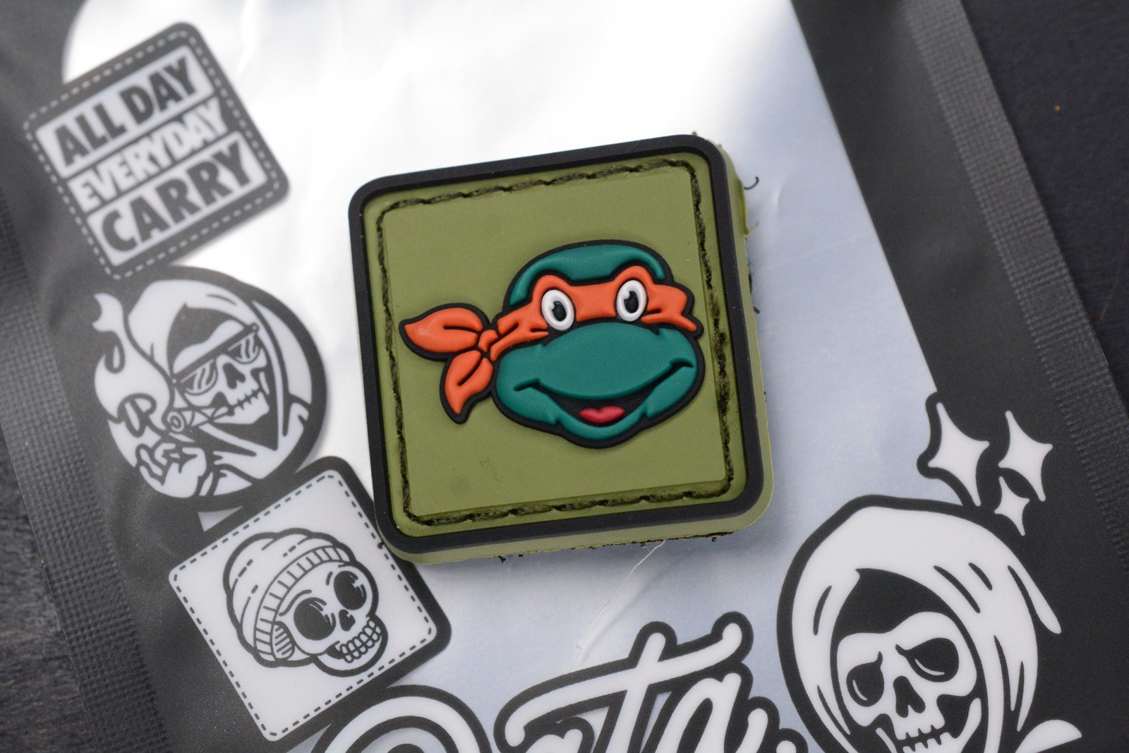 RARE Data Crew Teenage Mutant Ninja Turtles Michelangelo RE Patch Re TAD PDW