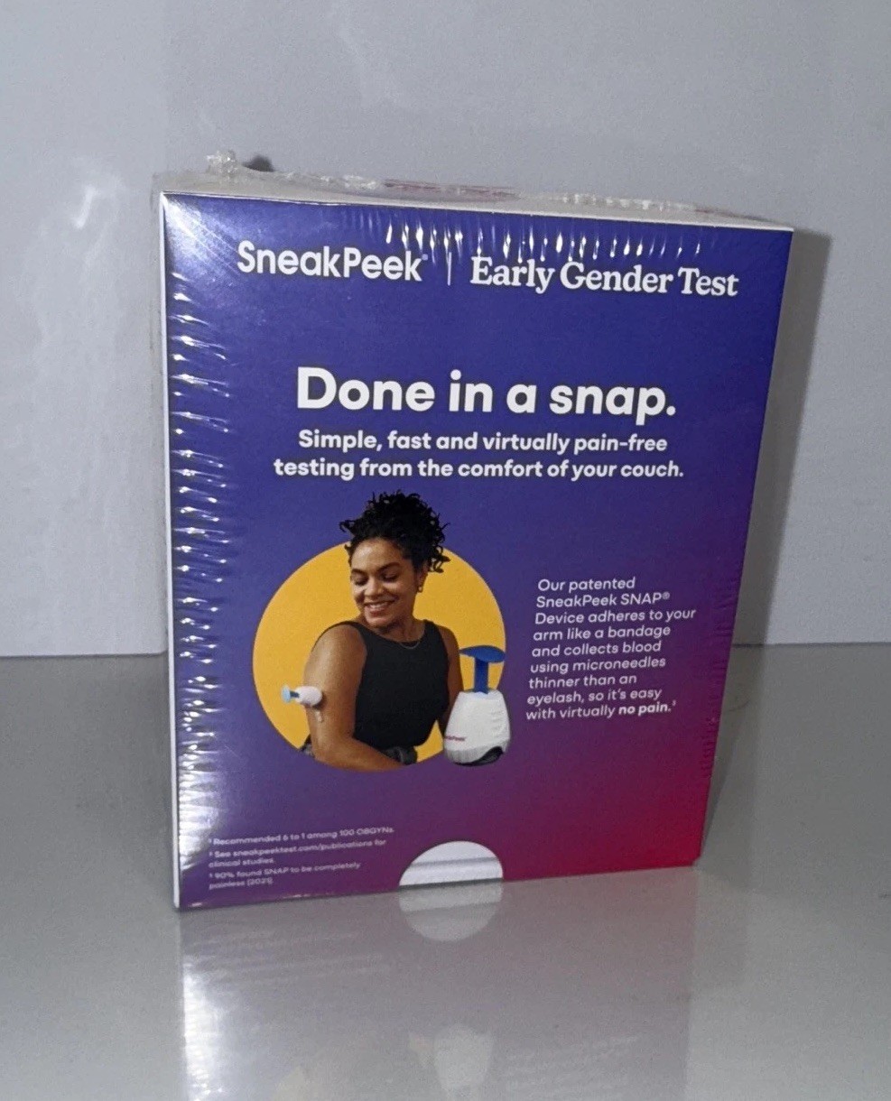 Sneak peak gender test kit