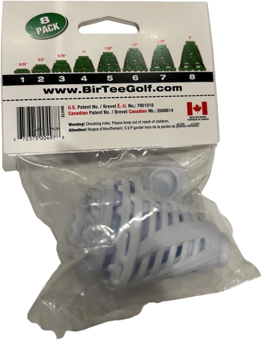 Golf Tees - PRO Speed Plus with Flexibility & Durability - 8 Pack. Indoor Gol...