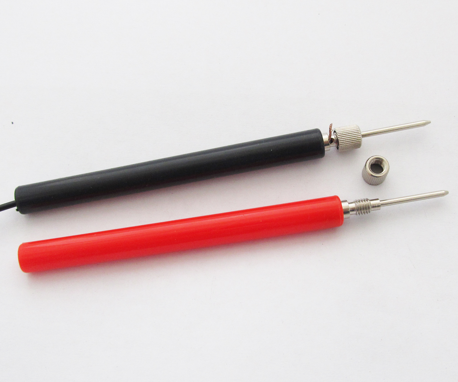 50pcs DIY Multimeter Test Probe without Cable Assemble & No Solder Long Handle