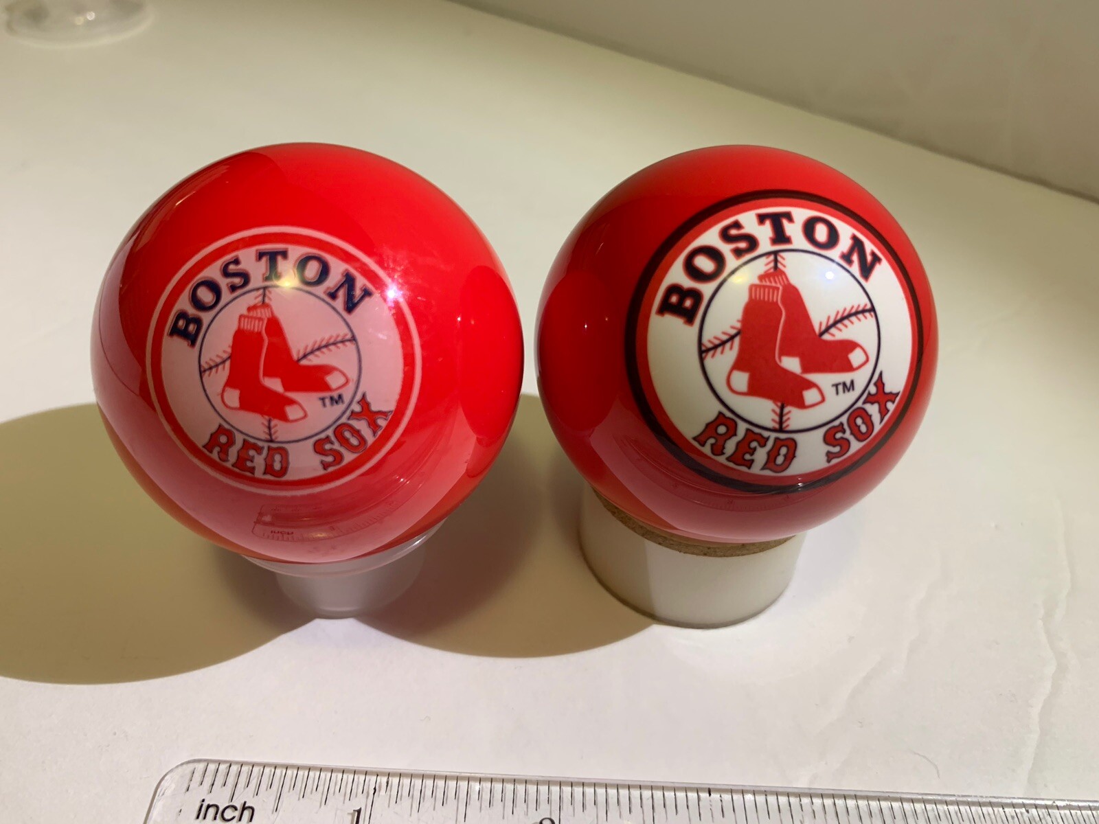 MLB Boston Red Sox Pool Billiard Balls - Set Of 2- Red - Different Styles