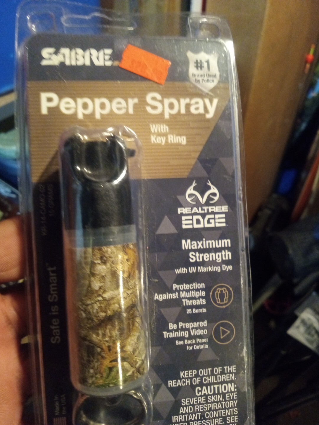 SABRE KR14CAMO02 Camo Pepper Spray OC 10' Range