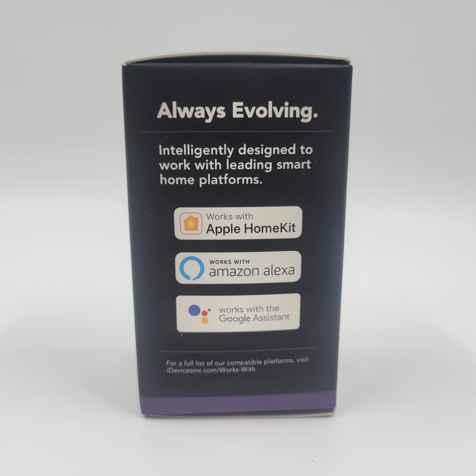 New - iDevices HS-IDEV008HW WiFi Enabled In-Wall Smart Light Switch Single Pole