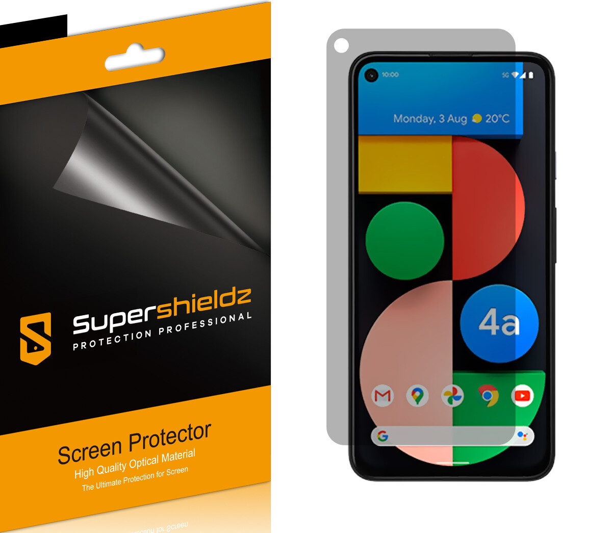 2X Supershieldz Privacy Anti-Spy Screen Protector for Google Pixel 4a