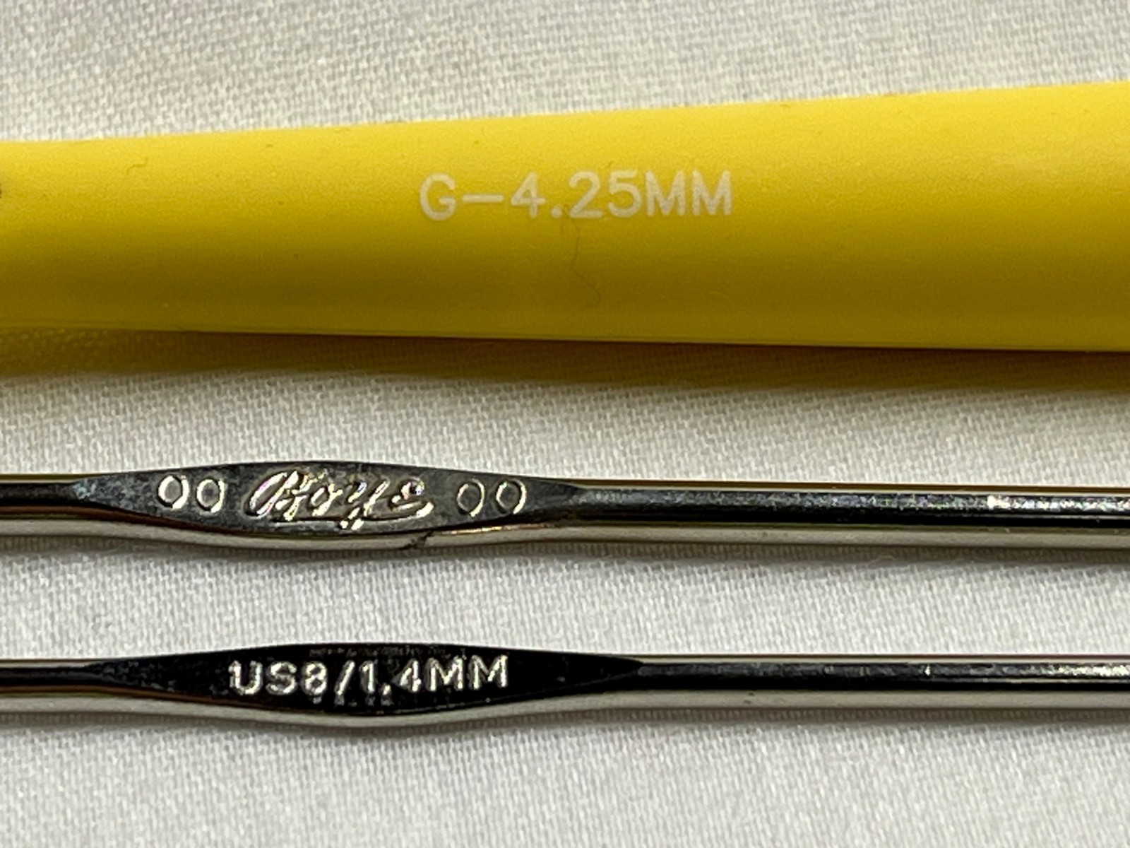 Three Crochet Hooks