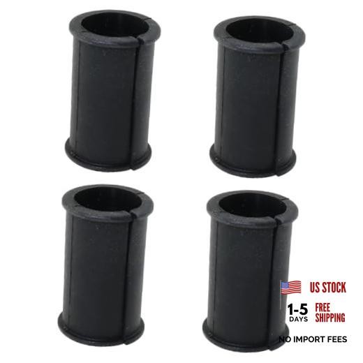 Heyous 4PCS Black Microphone Shock Absorbing Rubber Gasket Stand Ring Suitable