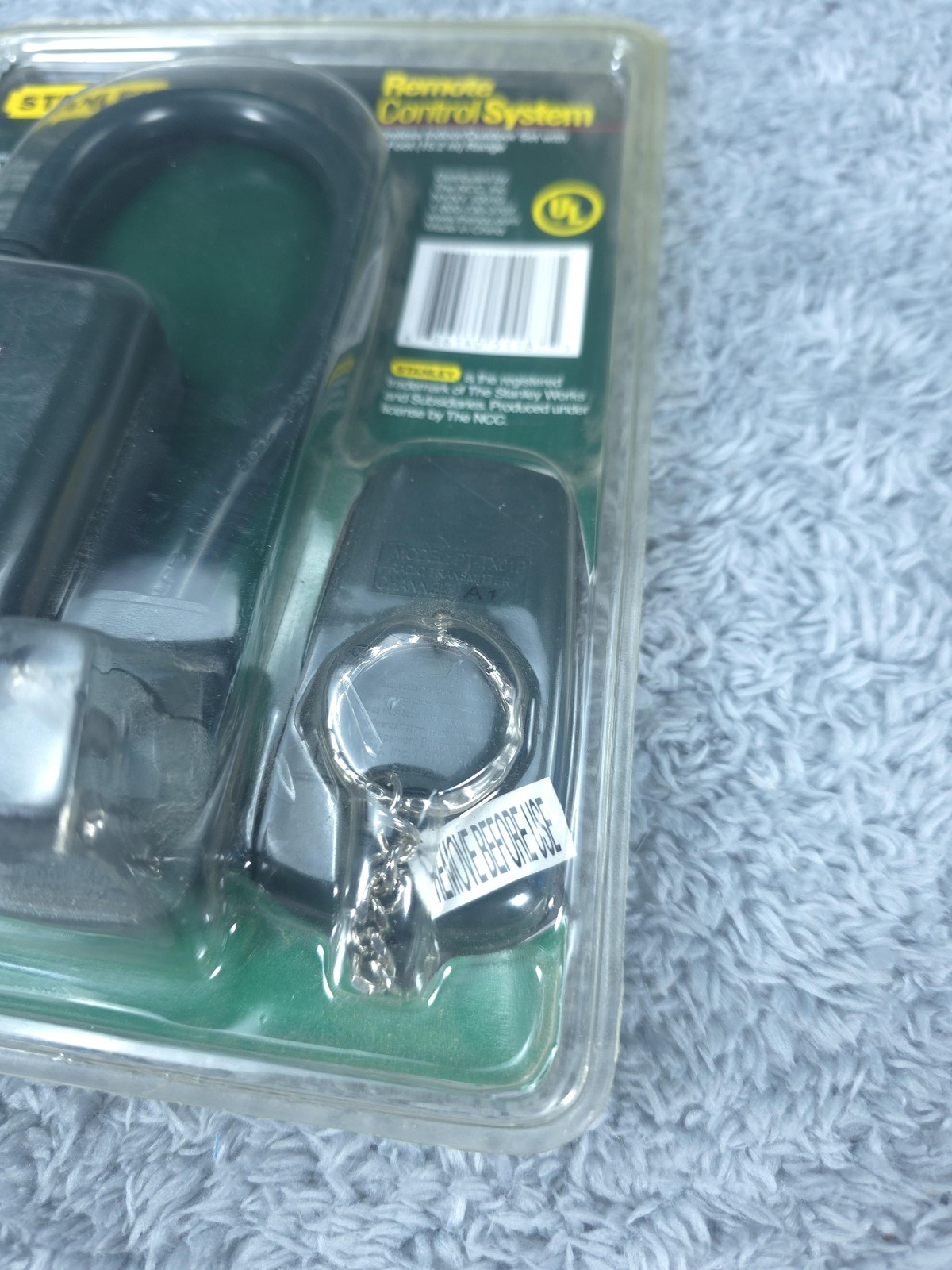 Stanley Remote Control System Wireless Indoor Outdoor Keychain Transmitter UL Li