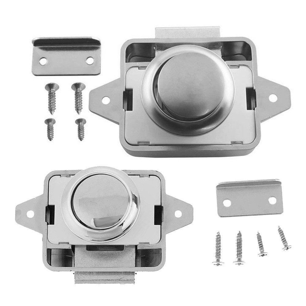 Push RV Lock Push Button Latches Fit For RV Yachts Motorhome Camper Caravan