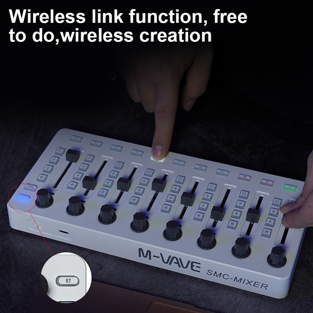 With BT And USB For MVAVE Wireless Mixing Console Professional Control