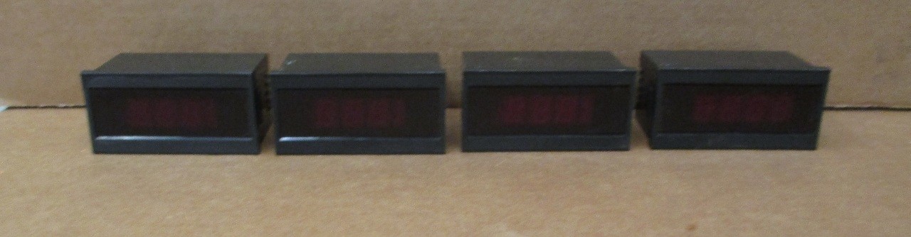 Lot of 4 Triplett 3 OF AP-101-14-1  & 1 OF AP-101-13 -1,  4 Digital Panel meters
