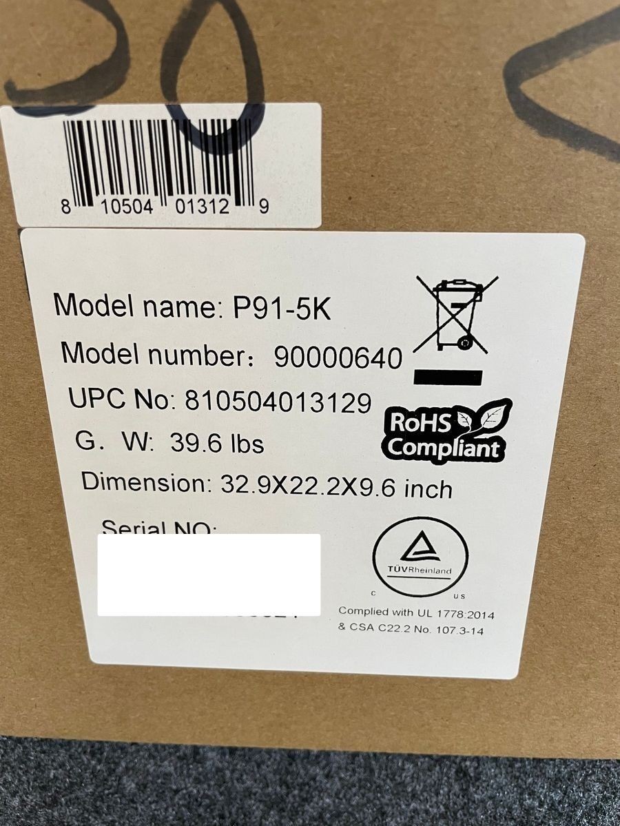 XTREME POWER CONVERSION P91-5K Double Conversion Online UPS*