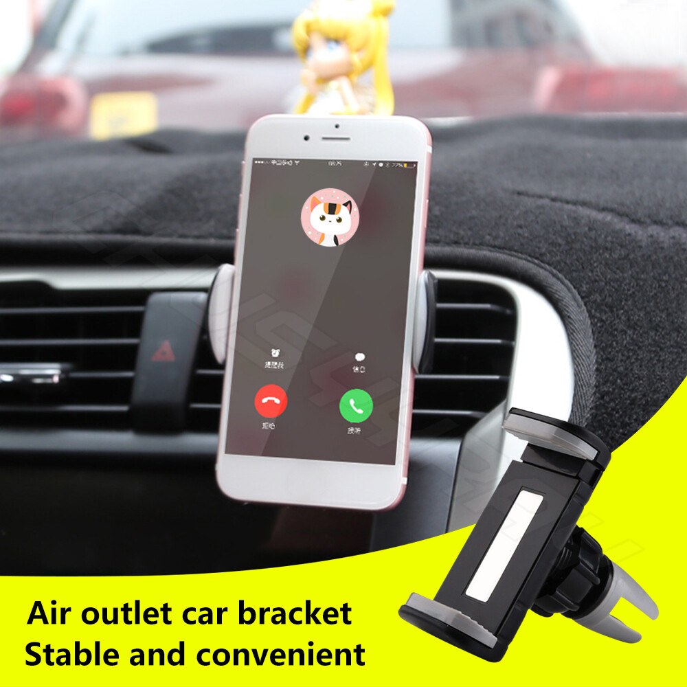 CAR MOUNT AIR VENT PHONE HOLDER SWIVEL CRADLE STRONG GRIP AC LOUVER for PHONES
