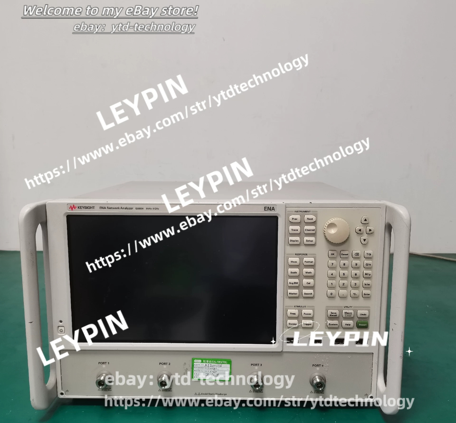 HP/AGILENT/ Keysight E5080A ENA 9kHz - 9GHz 4 port Vector Network Analyzer#ytd