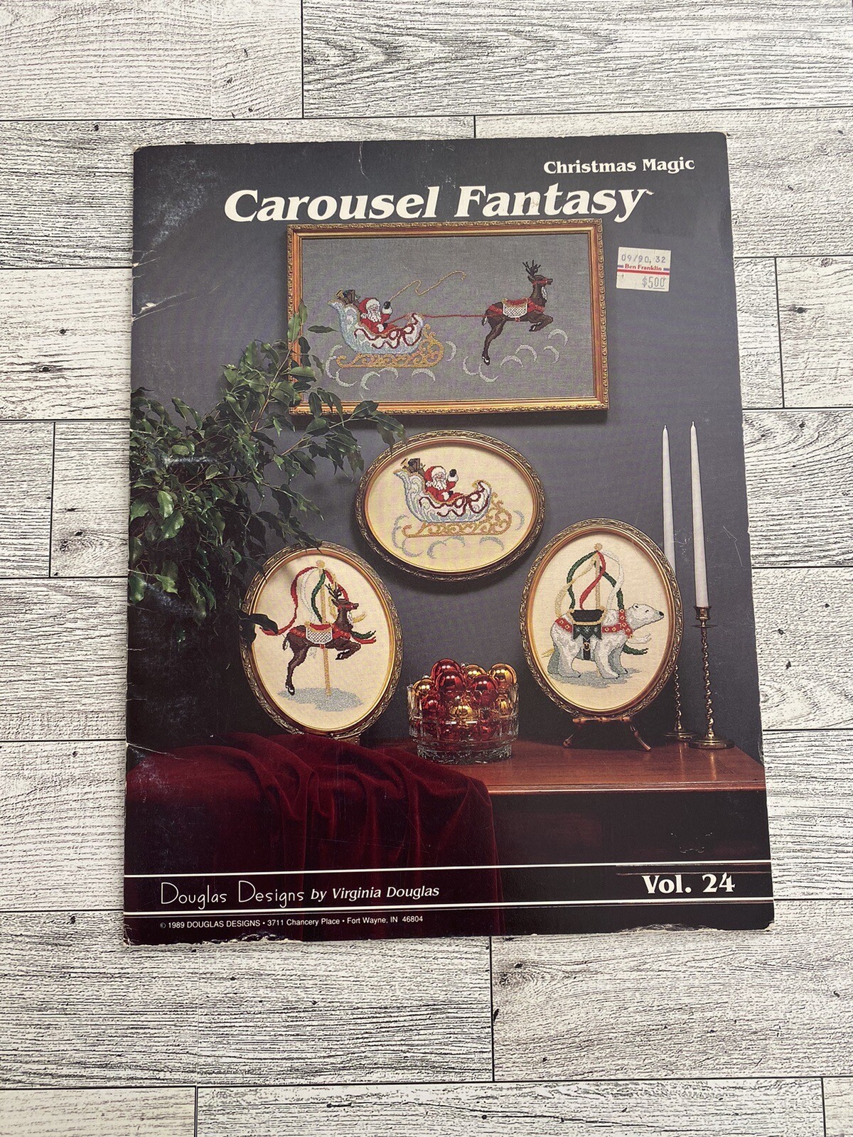 Carousel Fantasy Christmas Magic 1989 Douglas Designs Cross Stitch Chart Pattern